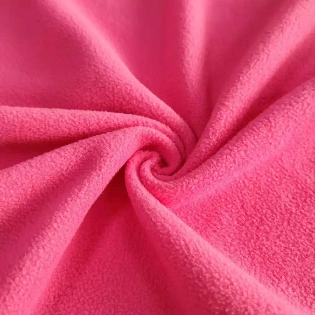 wholesale cheap 100% polyester micro polar fleece in stock
