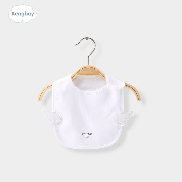 Q032P2 Aengbay 0-3 м orgainc Хлопок Длинный льняной детский складной нагрудник