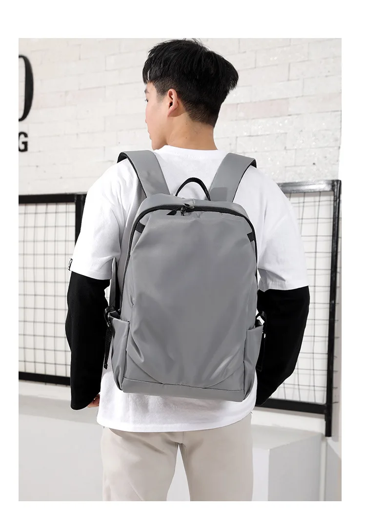 Fashionable Casual Outdoor Oxford Men Design Multifunctional Smart Backpack Custom