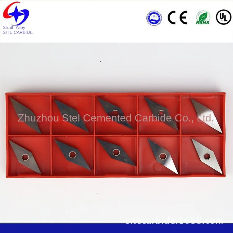Zhuzhou CNC Cutting Inserts PCD/CBN Cemented Carbide Uncoated VNGA160402 Large Quantities at Favorable Prices