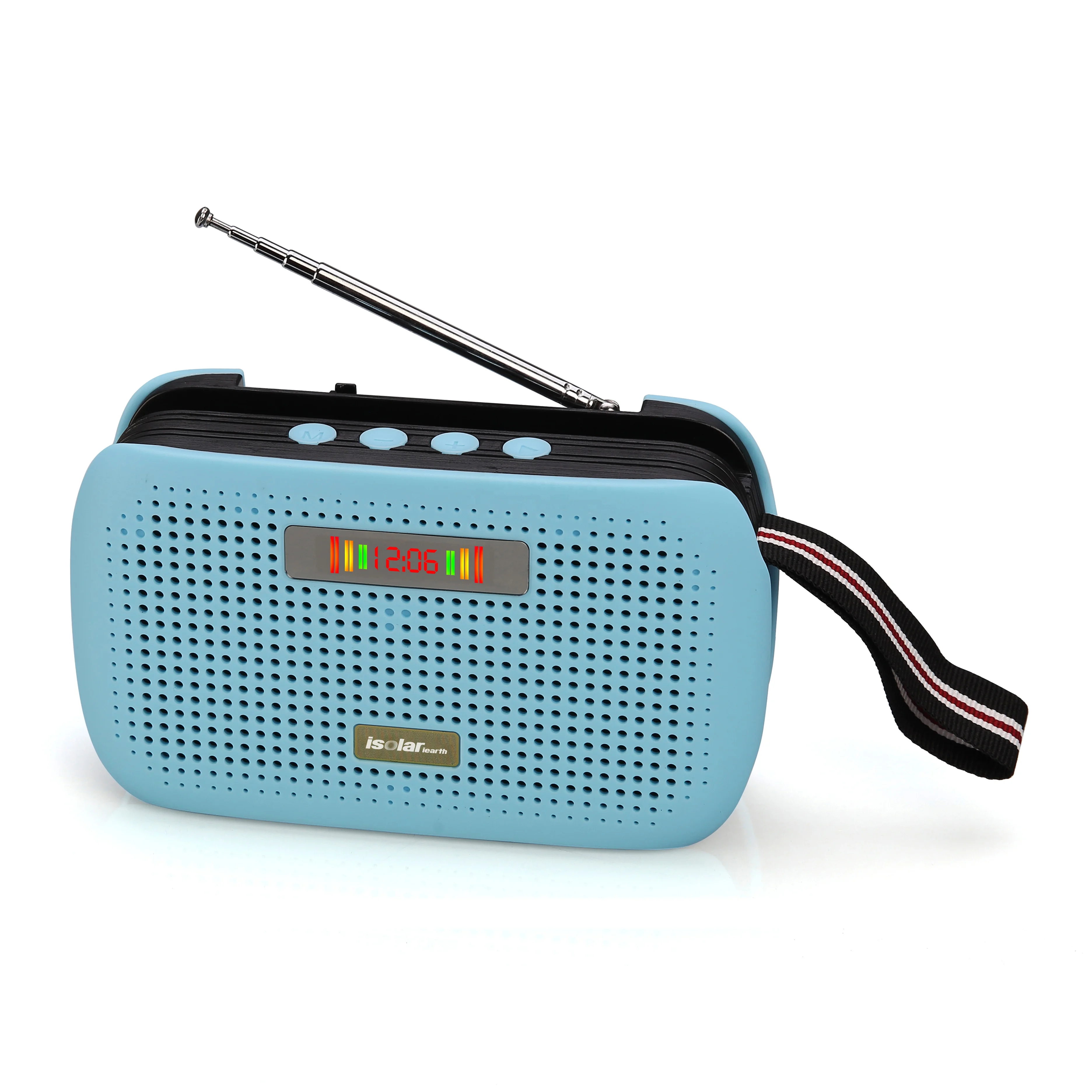 Hot sale portable fm digital display wireless speaker for mobile phone promotion gift - ANKUX.COM