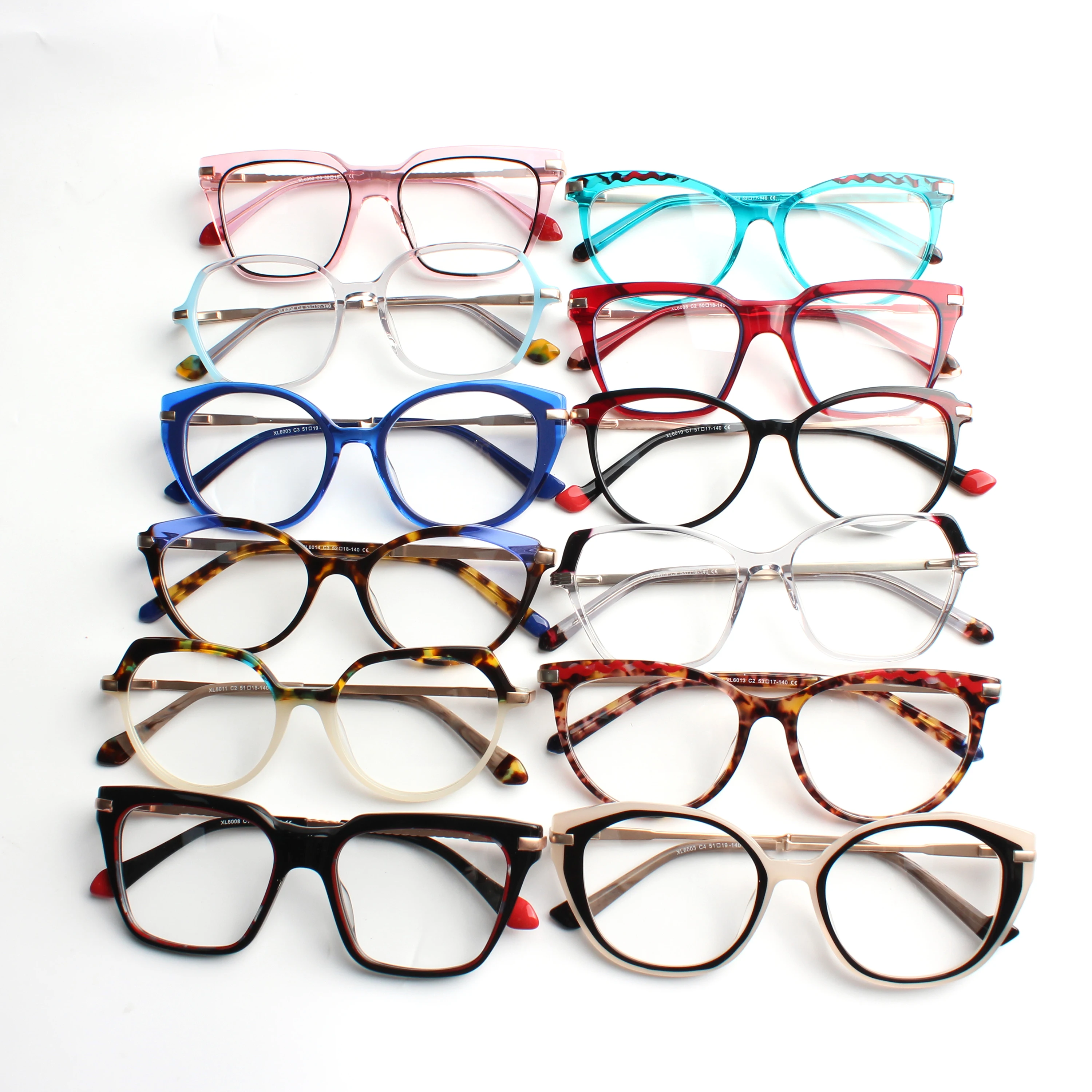 assorted ready made fasion eyewear stock cheap glasses laminated acetate frame eyewear optical eyeglasses frames