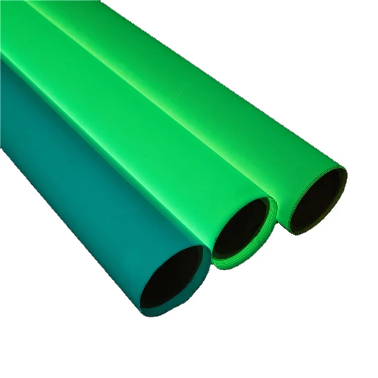 High Intensity PVC Luminous Glow-in-the-Dark Self-Adhesive Vinyl Photoluminescent Green Reflective Film Reflector Safety Items supplier