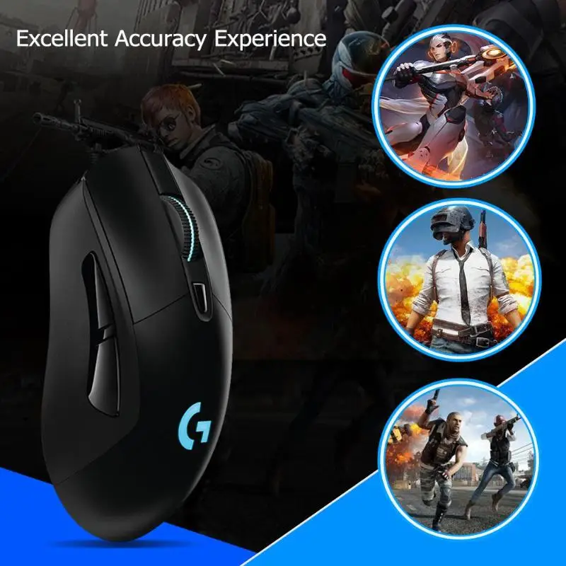 Logitech G403 Wired RGB Gaming Mouse - 12000 DPI for PUBG