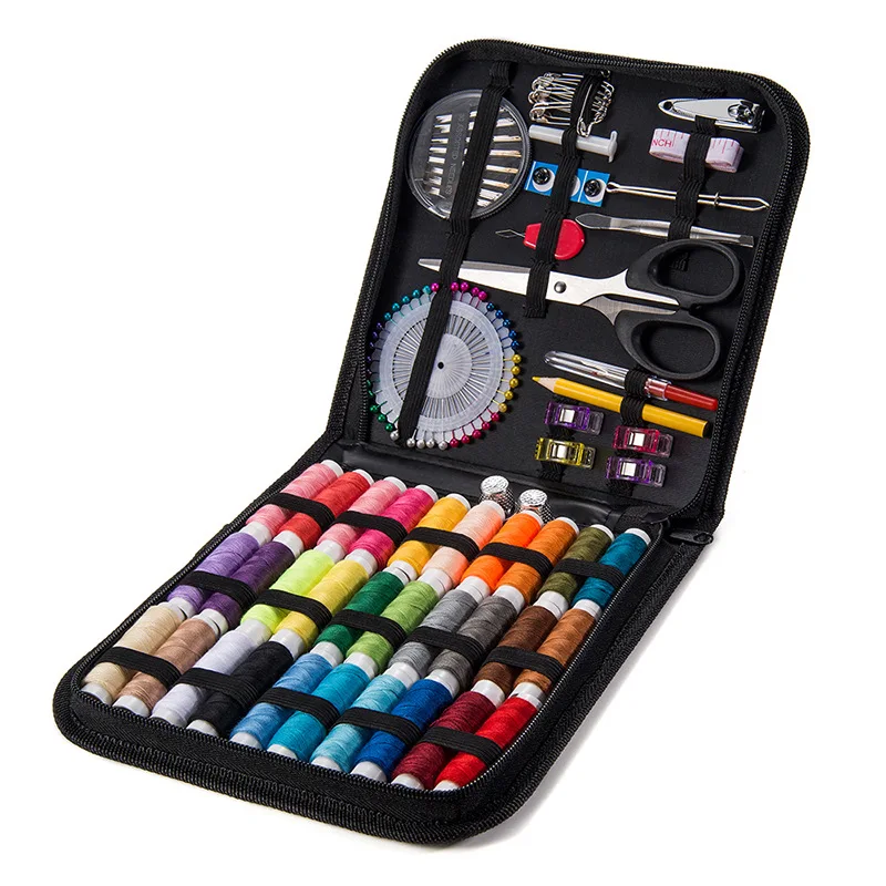Travel Thread Set Household Portable Sewing Thread Set for Travel Sewing Kit