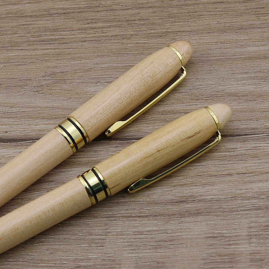 ready to ship luxury maple signature pen wooden pen roller pen