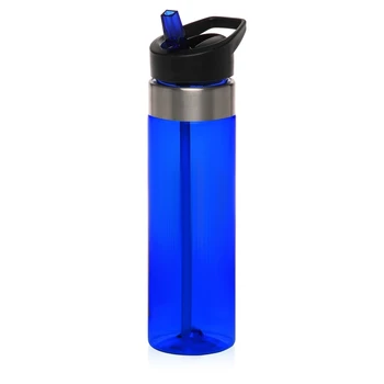 clear flip top water bottle
