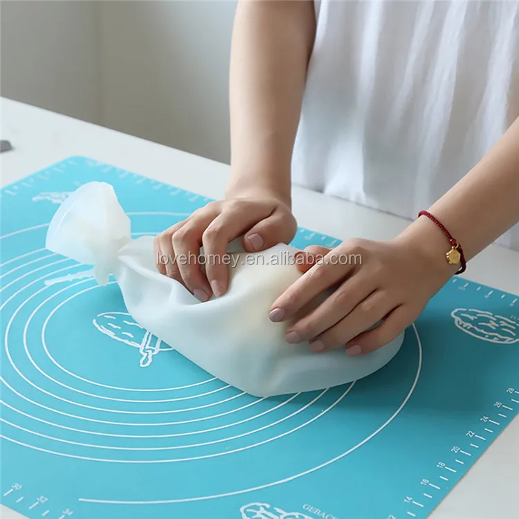 Silicone Dough Flour Kneading Mixing Bag Reusable Cooking Pastry Tools Flour Kneading Bags