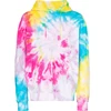 2019 new fashion multi- color tie-dye hooded sweater for men