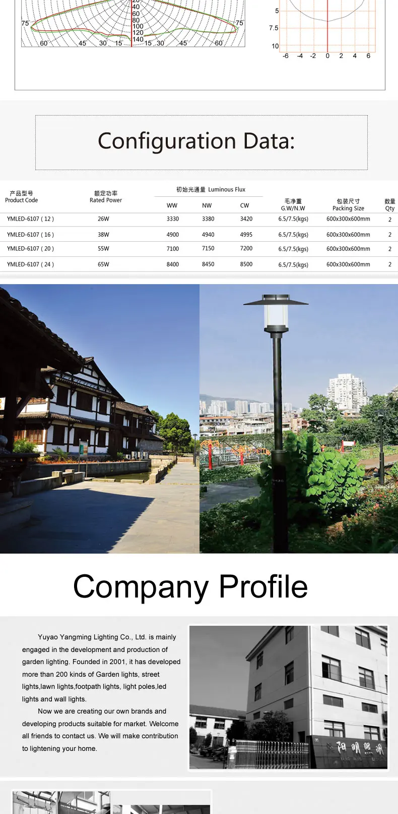 Die casting aluminum waterproof 66 with 5years warranty urban lighting led garden lighting led road lighting