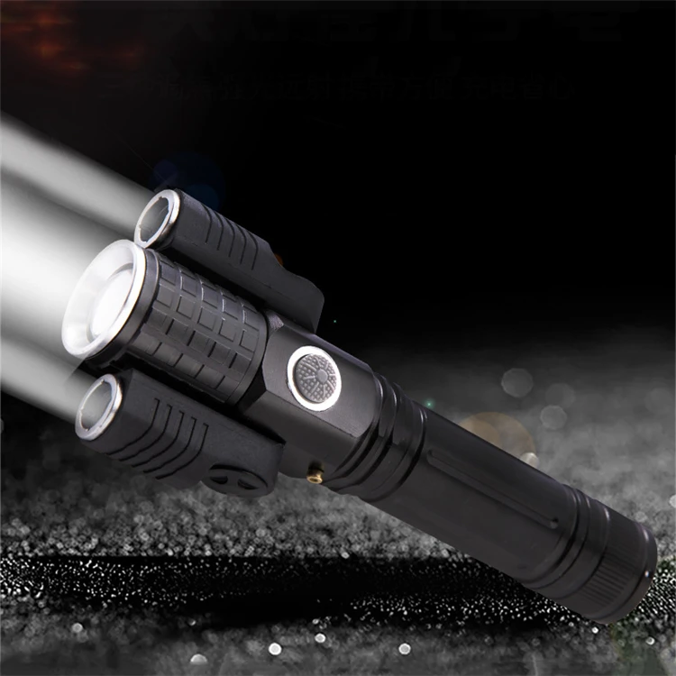 1000 Lumens Aluminum Alloy High Power Rechargeable Flashlight Torch