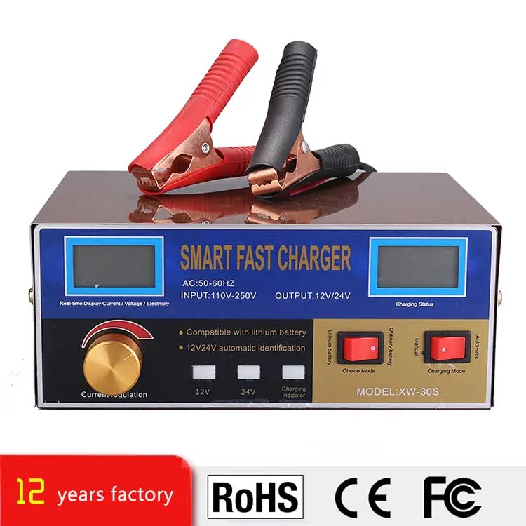 Tricycle Charger Intelligent 6v/12v/14/24v Auto Lead Acid Battery Charger 18a Battery Charger