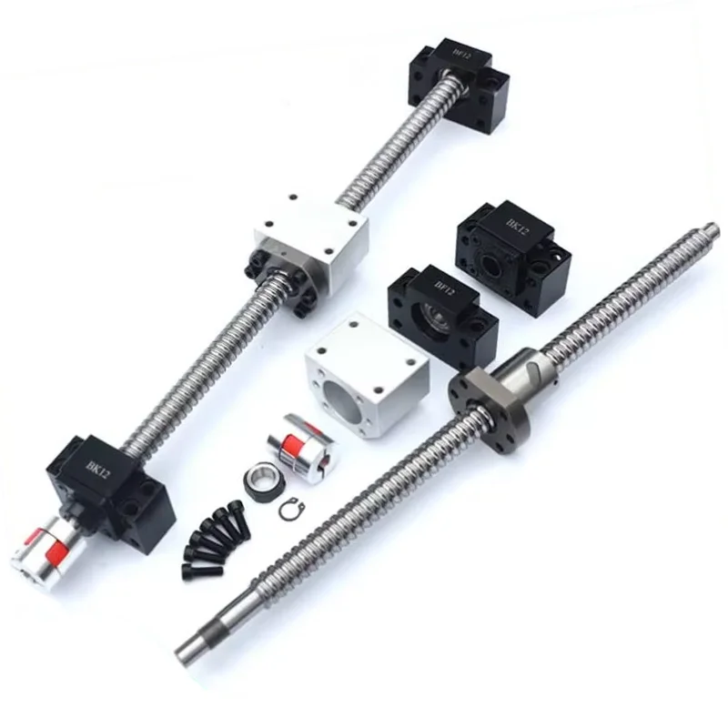 product ball screw set with nut module linear guide rail steel 1000mm optical axis sfu1605 2005 2505-11