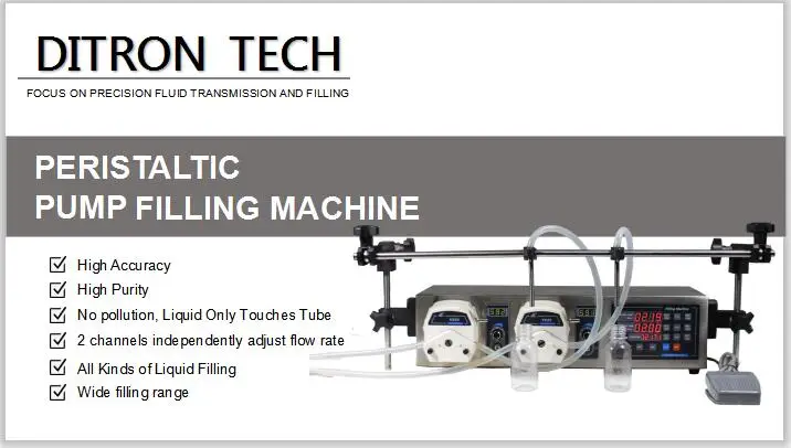 double head Microcomputer Automatic Water Liquid Filling Machine 3.5L