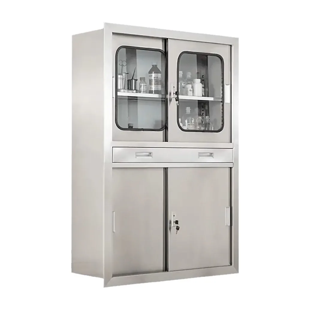 Stainless Steel Medical Cabinets Premium Pharma Hospital Operating Room ...