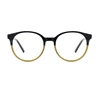 50% OFF Sale Wholesale High quality round italian Laminated Acetate optical eyeglasses frames with custom logo