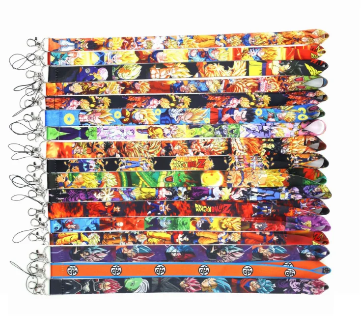 Ufogift Stock Phone Keys Id Card Strap Japanese Anime Goku Super Saiyan 