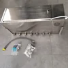 Pig 8/10/12/14 nipples stainless steel automatic milk feeder trough machine