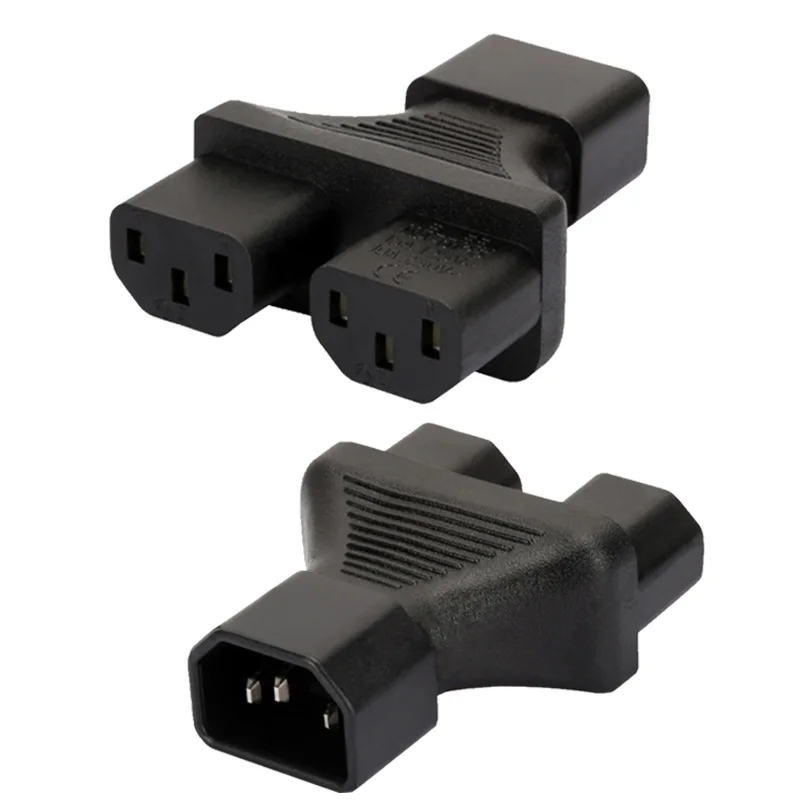 Hot Sale Iec C14 Plug To C13 Socket 10a Iec Female Power Adapter ...