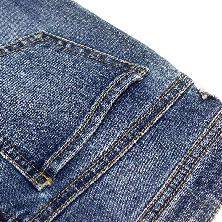 hot wholesale factory designer jeans blue denim ripped jeans