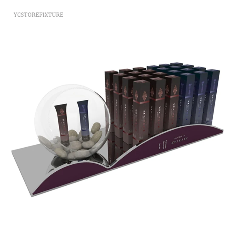 Luxurious Retail Store Makeup Display Acrylic Cosmetic Stand Buy