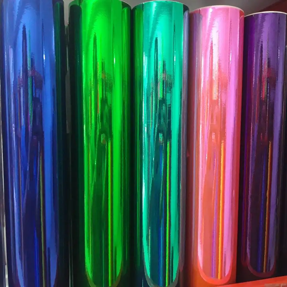 Gloss Turquoise Super Mirror Chrome Vinyl Wrap Apply For Full Vehicle