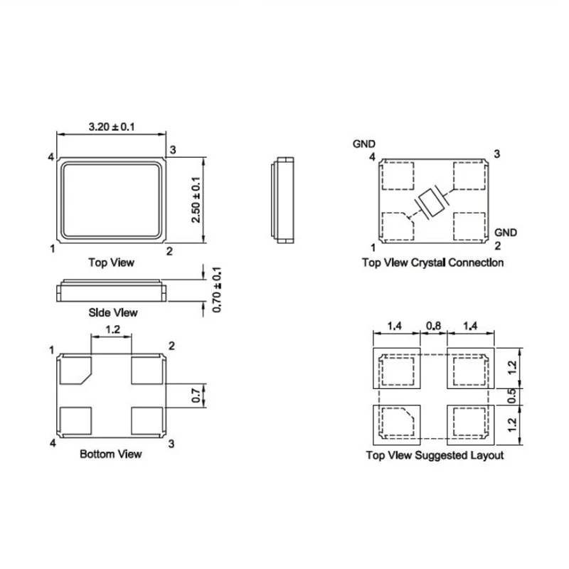Crystal 8mhz Nx5032ga8.000mstdcsk7 Buy Nx5032ga8.000mstdcsk7