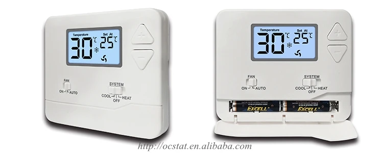 Digital Non Programmable Air Conditioner Room Thermostat For HVAC