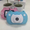 Christmas smart gift HD kids digital camera with back and front cameras cartoon design.