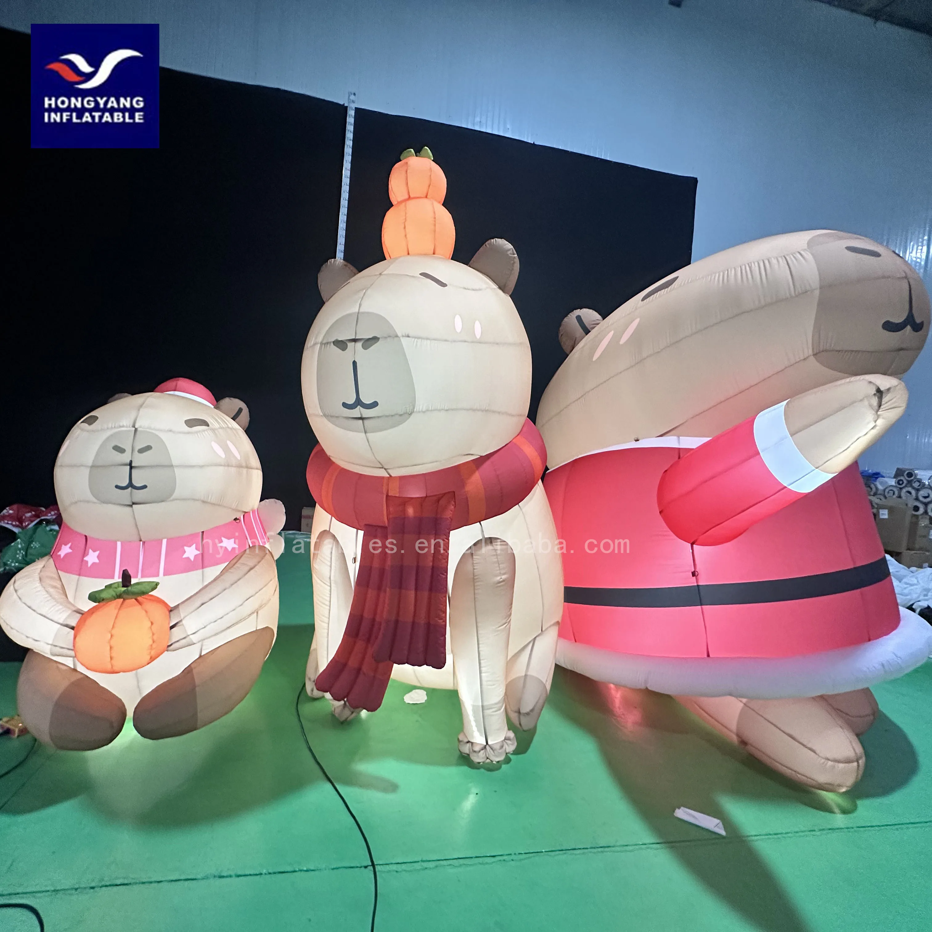 Animal Cute Capybara Cartoon Mascot Cartoon Model Inflatable Capybara ...