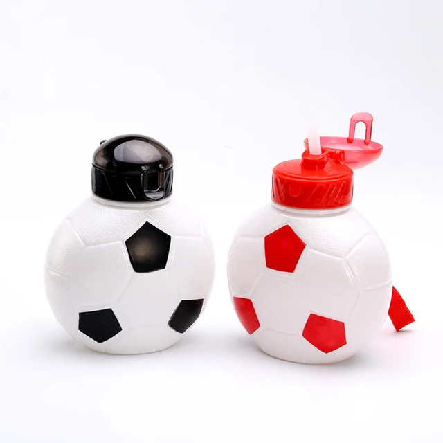 Football shaped 650ml children plastic sport drinking water bottle