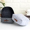 Felt storage box tied to firm small felt desktop bin/case/bag/basket for household stuffs snacks jewelry keys