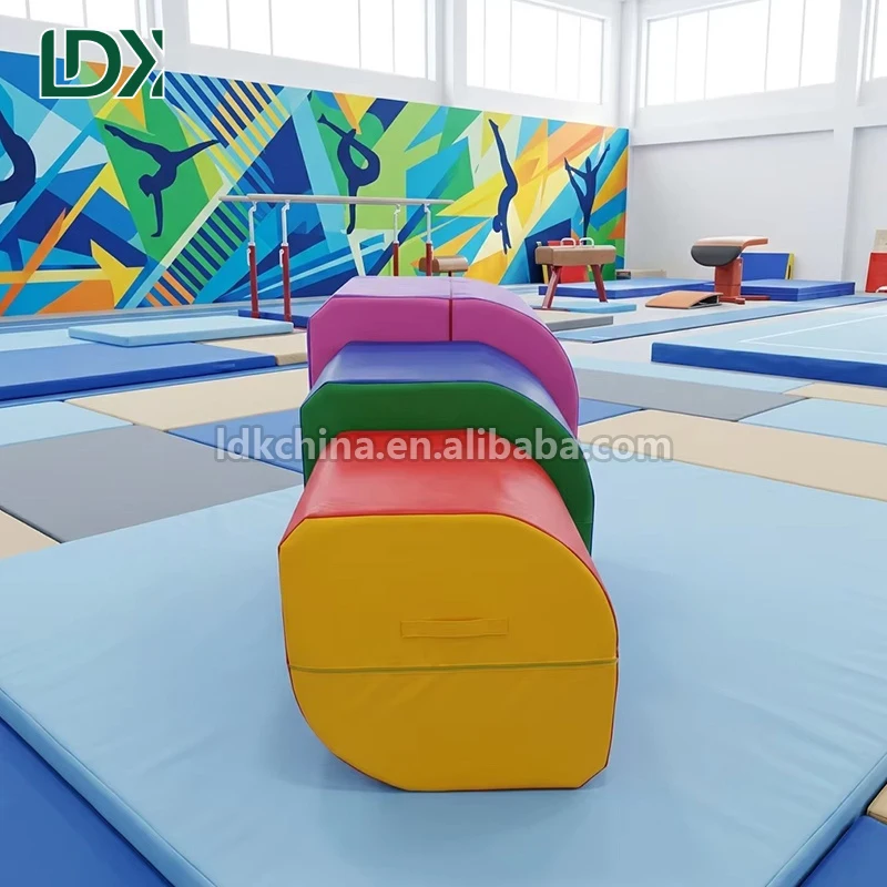 LDK Boulder Back Handspring Trainer Kids Gymnastics Soft Play Mat Gymnastic Tumbling Mat