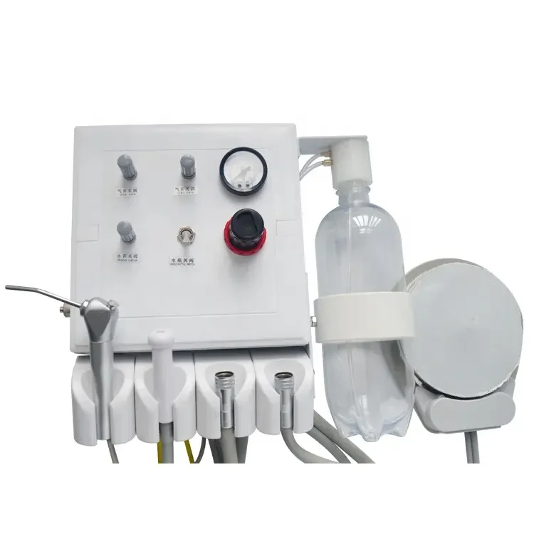 Hot selling dental turbine with hanging stand portable dental unit with 3-way syringe factory