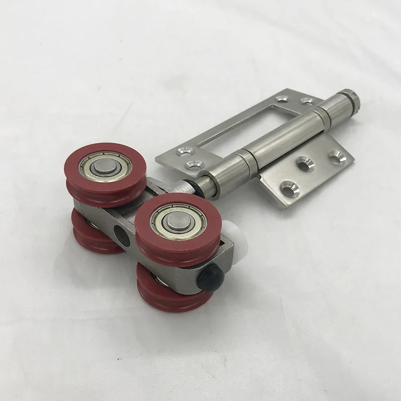 New Design Stainless Steel Hardware Folding Door Hinge Top Roller