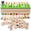 HZ ONE New Digital Fruit Knowledge Classification Box Develop Intelligence Wood Early Educational Children Toy