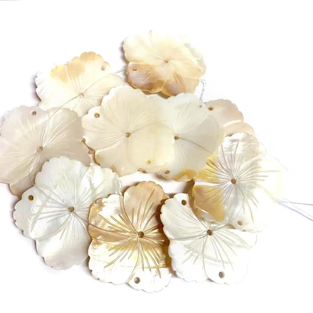 新款时尚风格 diy 雕刻天然淡水贝壳工艺品精品贝壳工艺