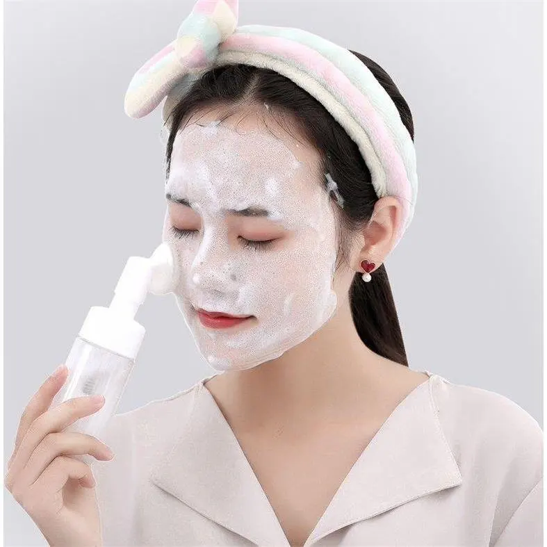 Empty Facial Mousse Foaming Soap Dispenser Hair Face Foamer Pump Bottle ...