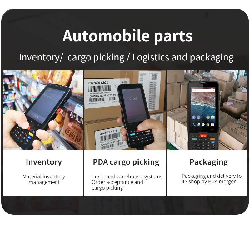 Winson WPC-9071 PDA Barcode Scanner Android 4G Handheld Logistic PDA