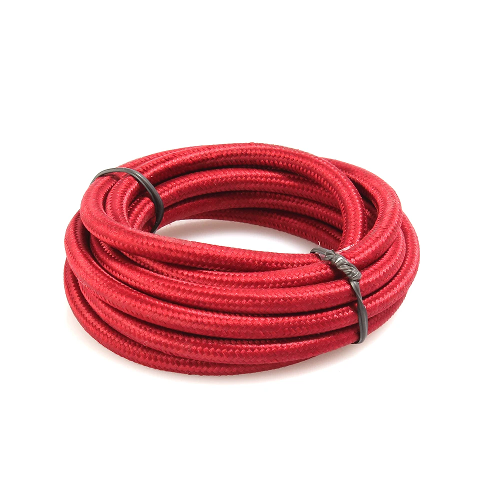 HANSTAR Retro Cloth Covered Lighting Cable Wire Fabric Textile Cable 2 Core Brained Twisted Knitting Electric Wire Cable - ANKUX.COM