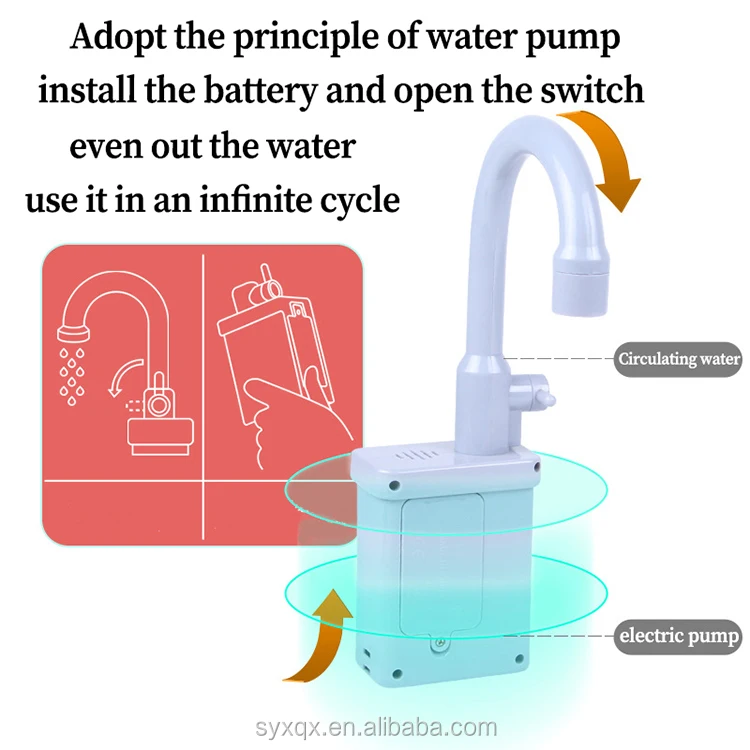 Children'S Baby Kitchen Dishwasher Play Faucet Can Be Out Of The Sink Wash Basin Wash Table Play House Girl Toy