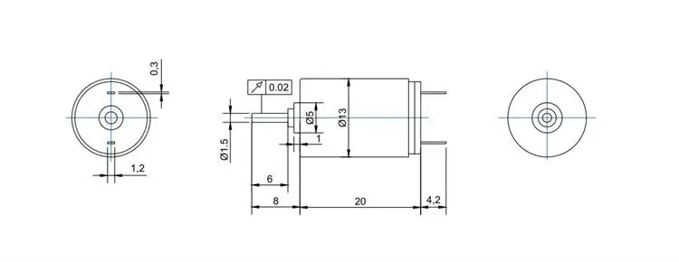Coreless Motor for Electric Power Tool