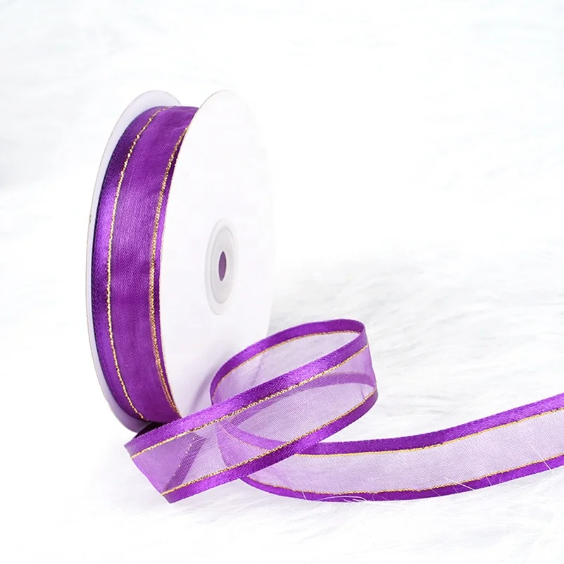 Wholesale For Gift Decoration Ribbons 2.5" Wired Craft Ribbon For