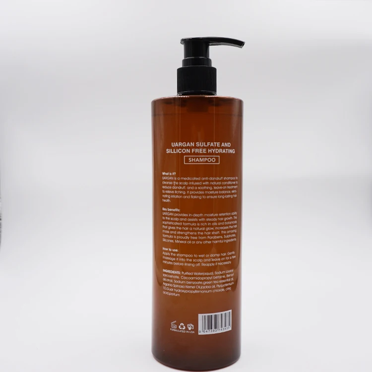Professional Morocco Argan Oil Moisturizing shampoo sulfate free paraben free silicon free for Hair Care