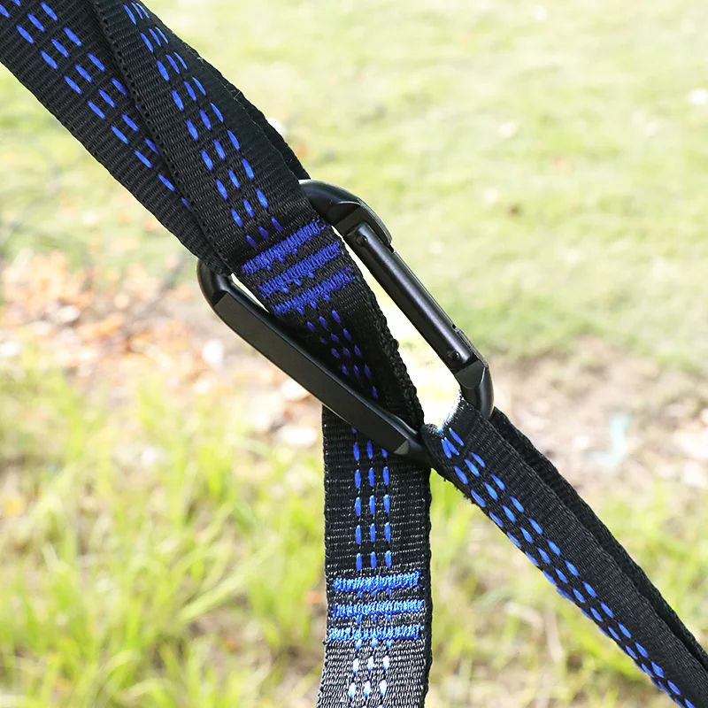 双降落伞尼龙野营吊床睡在床上袋2件树背带便携式单人吊床的背包旅游