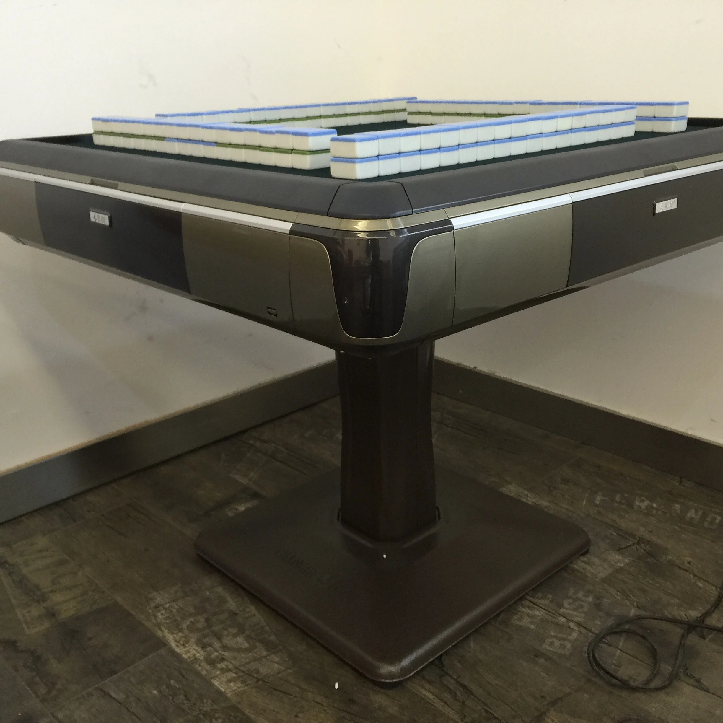 Mahjong Table Automatic Mahjong 2 Set Of Tiles Foldable Mahjong Table