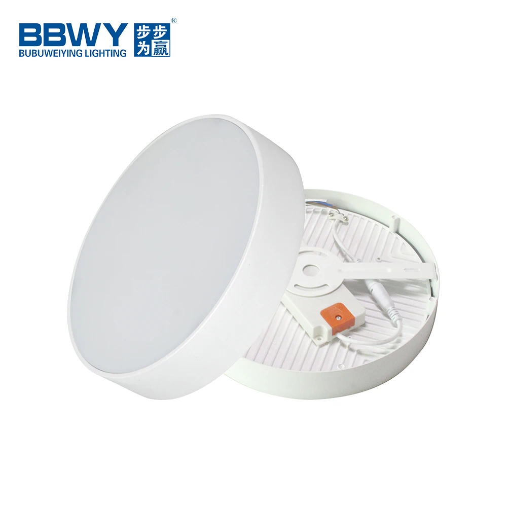 China manufacture new indoor panel light wholesale round 16w 24w 30w round square narrow edge surface mounted Led panel light