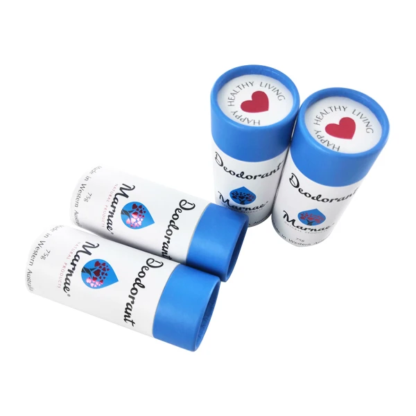 生态包装纸罐牛皮圆纸化妆品管口红包装唇膏,除臭剂,口红