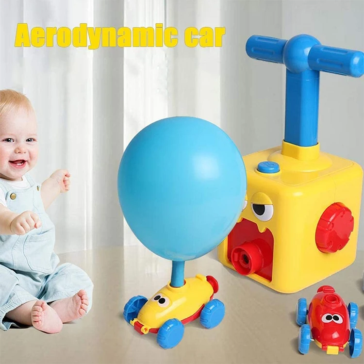 pump up balloon car toy