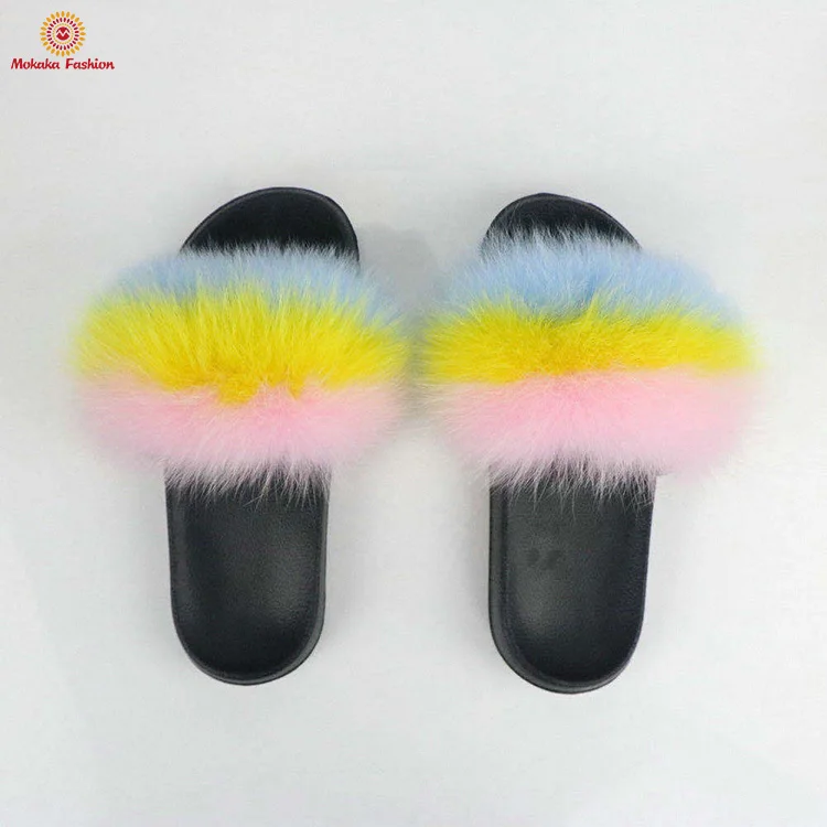 womens fur slippers